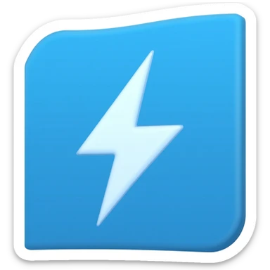 Blue Electric bill sticker