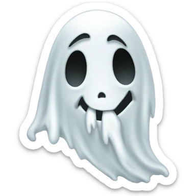 Ghost face while being high  saying wazzzup sticker