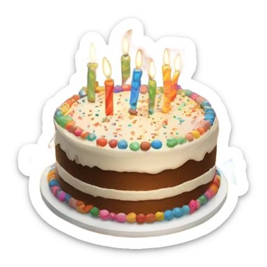 Birthday sticker