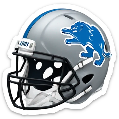 Detroit lions football  sticker