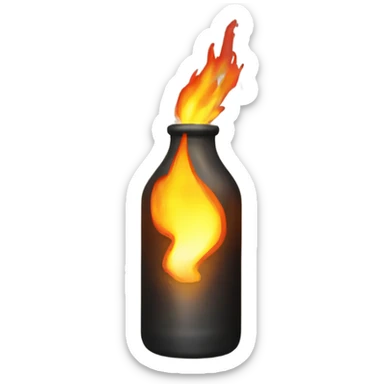 molotov glass sticker