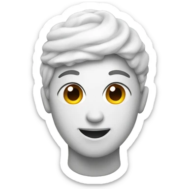 person on toilet sticker