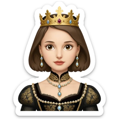 natalie portman as anne boleyn from the other boleyn girl sticker