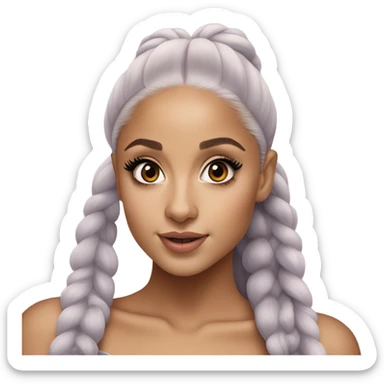 Hyper Realism Ariana Grande photo  sticker