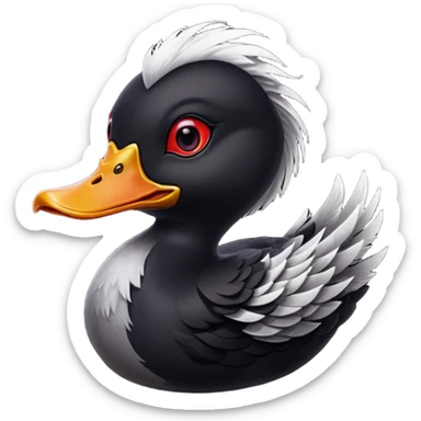 Demon Duck sticker