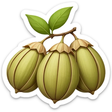 Cardamom original hyperrealistic  sticker