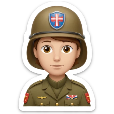 Czech republic soldier sticker