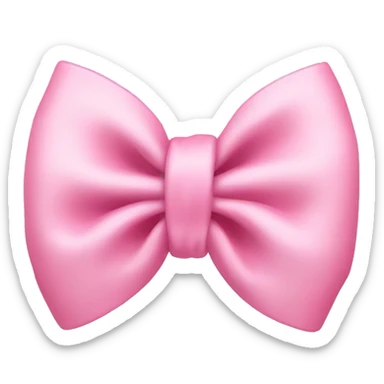 Baby pink bow  sticker