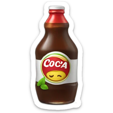 Une bouteille de coca sticker