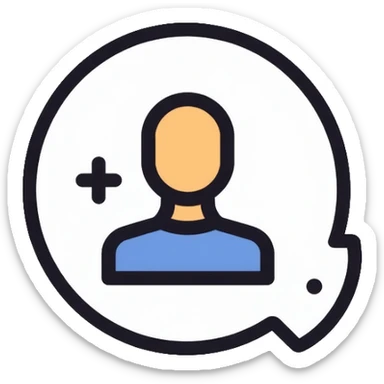 Account system implementation with user profile and login sticker