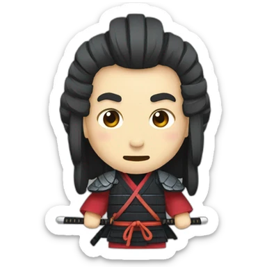 nodachi samurai sticker