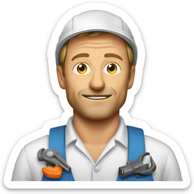  Christian Lindner as a mechanic sticker