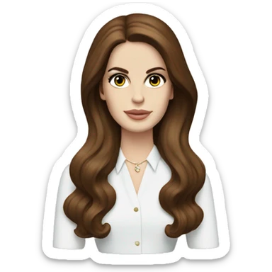 a lana del rey as a designer sticker