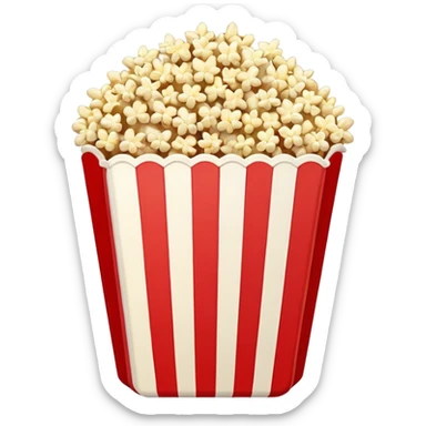 stadium popcorn in blue (#00A3E0) and red (#F9423A) sticker