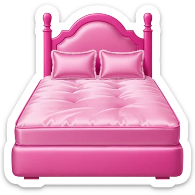 barbie bed sticker