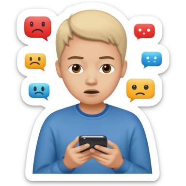 Ehrlich habe ich Angst, da ich gerade einen Text gemacht habe. sticker