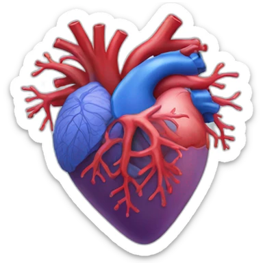 biology heart sticker
