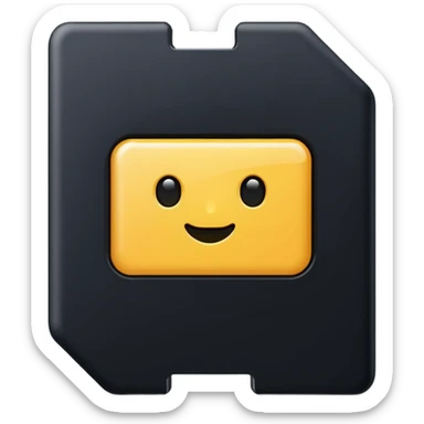 memory SD card sticker