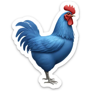 Blue Hen sticker