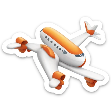 I need to have a cartoon airplane that says the letters "TWM" on it sticker