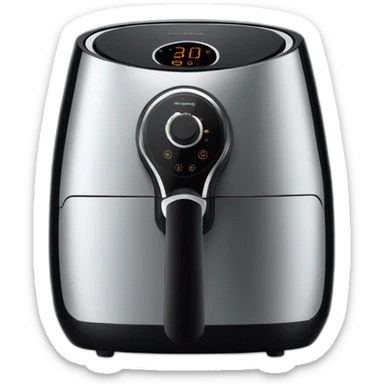 air fryer black sticker