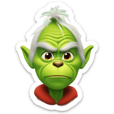 grinch sticker