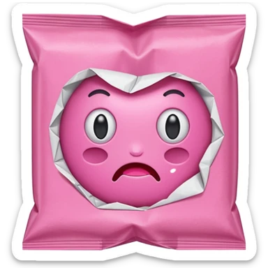 bubble gum packet sticker