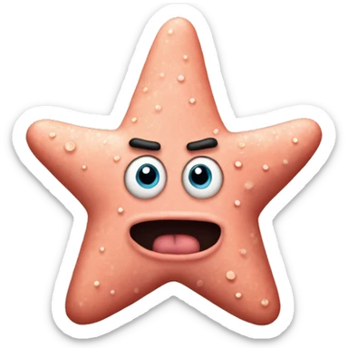 Patrick star sticker