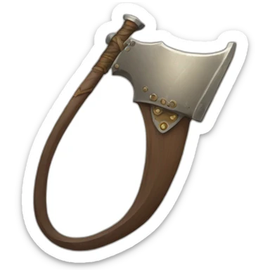 Ussop long nez lance pierre  sticker