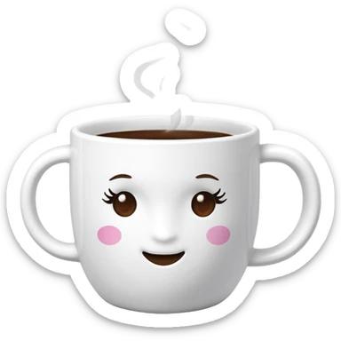 Coffee mug with name Audrey on it sticker