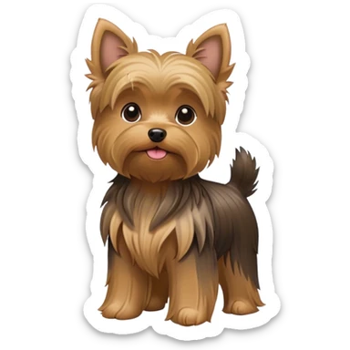 Yorkie with Down syndrome  sticker