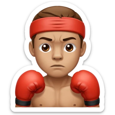 Boxer, calm sticker