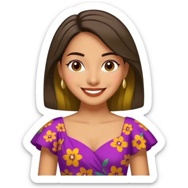 tạo cho tôi nhân vật mirabel trong encanto sticker