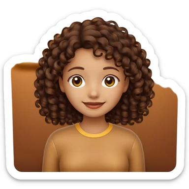 A **simple emoji-style icon** of a **black black black transparent plastic folder**, sleek and minimal, with **rounded corners**, subtle translucency, soft shading, and a **small illustrated logo of a canela-skinned girl with natural curly hair and a warm smile**, simplified and icon-like.
 sticker
