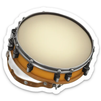 Irish tambourine with metal jingles sticker