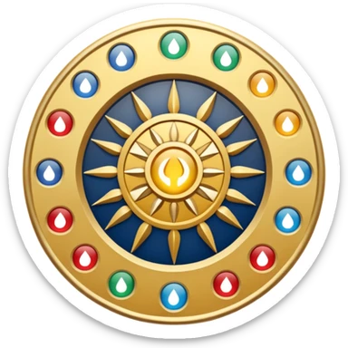 Light & Code Roundtable Bahai no people, just symbols. should have 9 points sticker