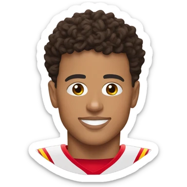 Patrick mahomes merry Christmas  sticker