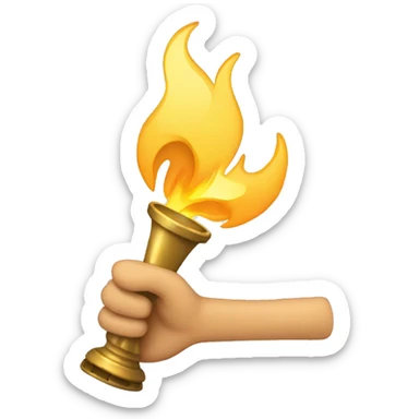 pass the torch sticker