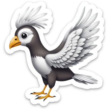 Oiseau qui fais caca sur les gens en volant  sticker
