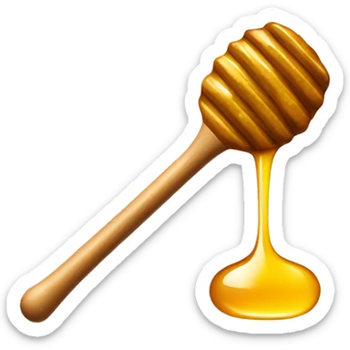 Honey dipper sticker