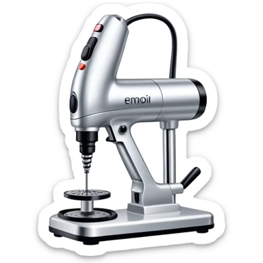 A professional pedicure drill machine with a sleek, modern design.  sticker