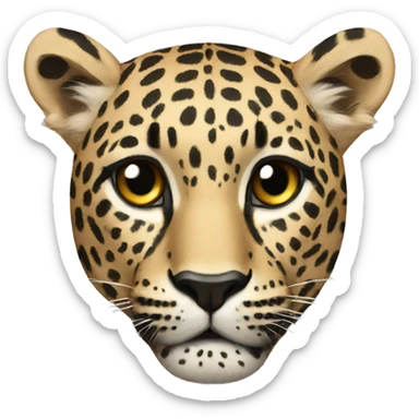 Leopard sticker