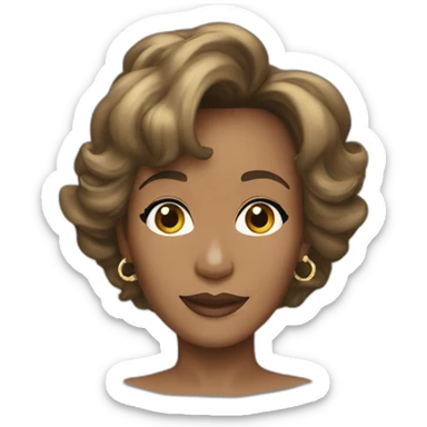 whitney houston sticker