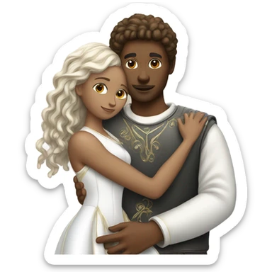 astrology virgo man white the maiden iridescent  sticker