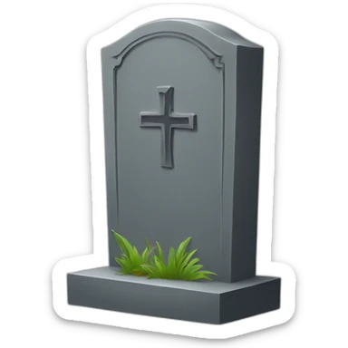 Gravestone sticker