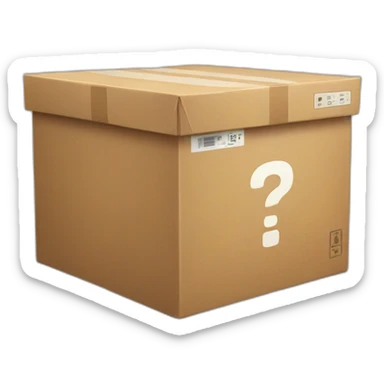 the box with the goods   on which it is written in large letters koss sticker