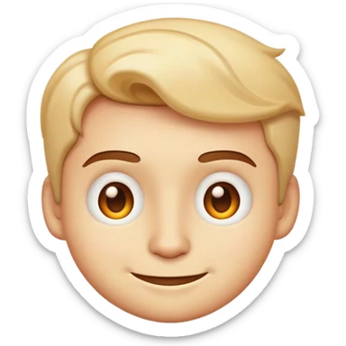 a hot Emoji with a smirking face sticker