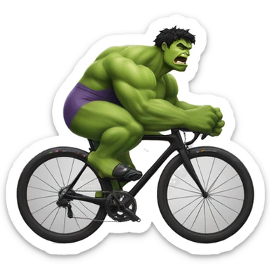 hulk pogacar cycling sticker