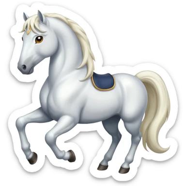 white horse emoji sticker