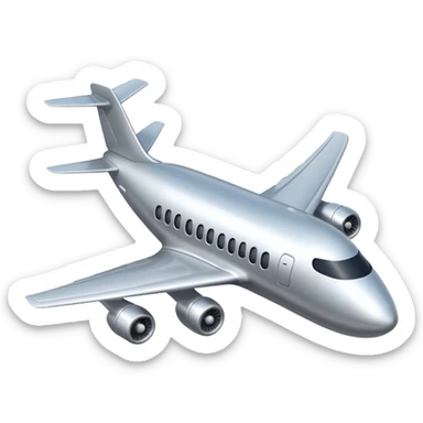 Airplane sticker